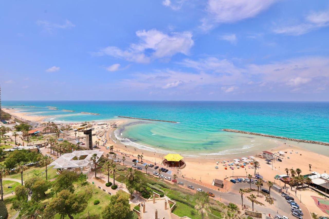 Sea-Front Apartment Netanya Exterior foto